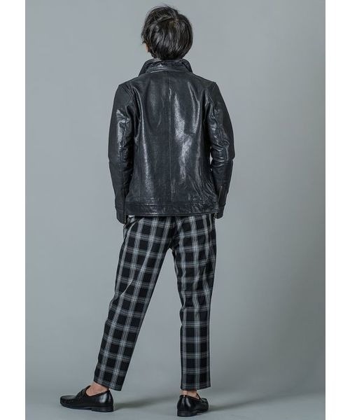 REGIEVO(レジエボ)の「REGIEVO シックなチェックパンツ ツータックストレッチ(その他パンツ・メンズ・グレー/グレー系その他/ブラック/ブラック系その他・M/L/S)」の13枚目の写真