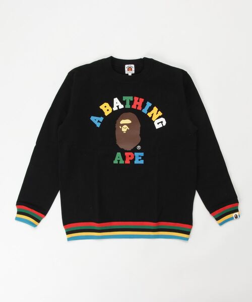 COLLEGE LINE RIB CREWNECK JR