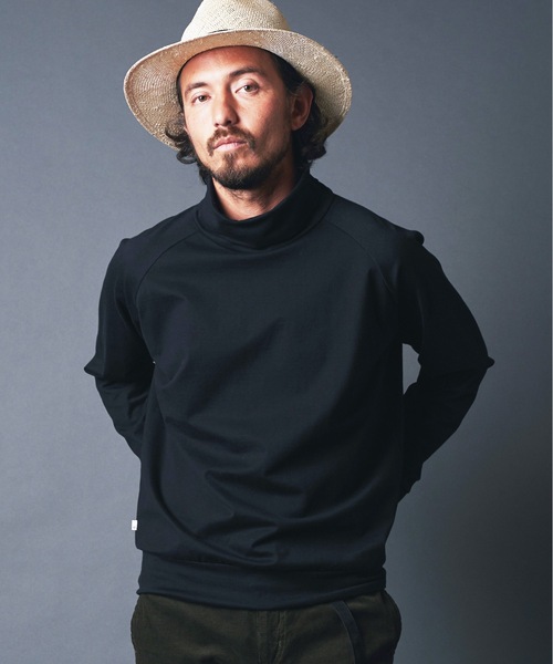 Magine(マージン)の「SUPER HIGH GAUGE TURTLE/N L/S:スーパーハイゲージ コットン タートルネック ロングスリーブ(Tシャツ/カットソー・メンズ・ホワイト/ブラック/ベージュ/ネイビー・44/46/48)」の15枚目の写真