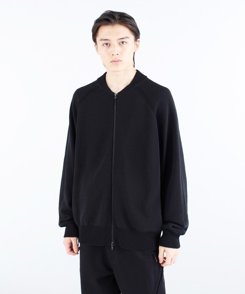 トップス Y-3 CLASSIC KNIT FULLZIP SWEATER Y-3（ワイスリー）の「M CL KNIT FULL-ZIP SWEATER（ニット