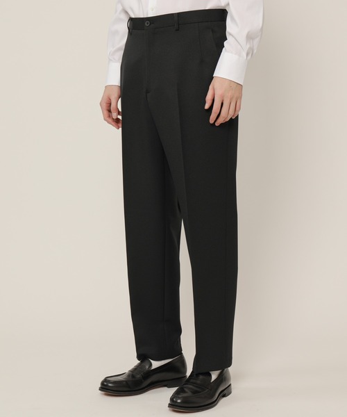 KASHIYAMA（カシヤマ）の「TECH-POLYESTER ストレッチノータックスリムテーパードパンツ（チノパンツ・メンズ・ブラック/ネイビー/ブラウン/グレー・マルチサイズ）」の11枚目の写真