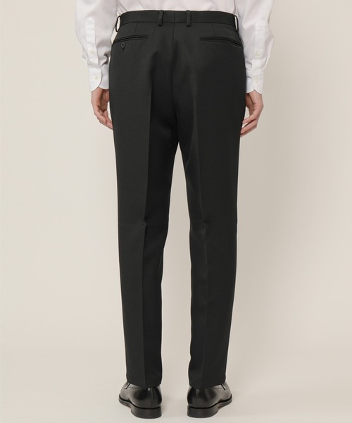 KASHIYAMA（カシヤマ）の「TECH-POLYESTER ストレッチノータックスリムテーパードパンツ（チノパンツ・メンズ・ブラック/ネイビー/ブラウン/グレー・マルチサイズ）」の13枚目の写真