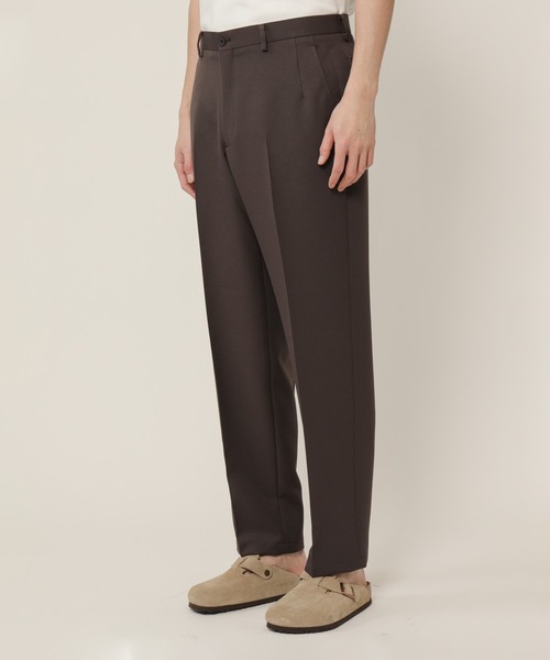 KASHIYAMA（カシヤマ）の「TECH-POLYESTER ストレッチノータックスリムテーパードパンツ（チノパンツ・メンズ・ブラック/ネイビー/ブラウン/グレー・マルチサイズ）」の22枚目の写真