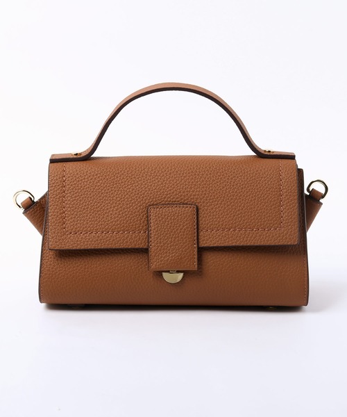 HALEINE（アレンヌ）の「[HALEINE]牛革レザーハンドバッグ（ハンドバッグ・レディース・ライトグレー/ブラック/チョコ/ピンクベージュ/レッド/ライトブラウン/アイボリー/グレー/キャメル・FREE）」の16枚目の写真