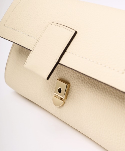 HALEINE（アレンヌ）の「[HALEINE]牛革レザーハンドバッグ（ハンドバッグ・レディース・ライトグレー/ブラック/チョコ/ピンクベージュ/レッド/ライトブラウン/アイボリー/グレー/キャメル・FREE）」の22枚目の写真