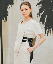 KOH.style | リネンライクドッキングTシャツ(Tシャツ/カットソー)
