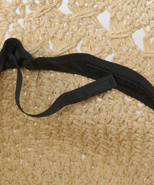 Heather(ヘザー)の「フリルペーパーハット 932609(ハット・レディース・ベージュ/アイボリー・ONE SIZE)」の3枚目の写真