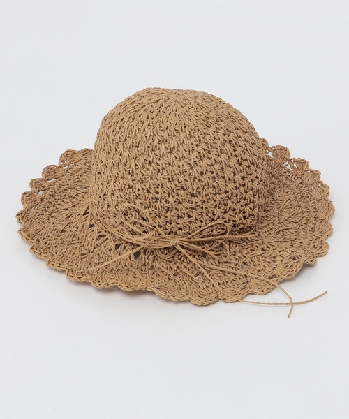 Heather(ヘザー)の「フリルペーパーハット 932609(ハット・レディース・ベージュ/アイボリー・ONE SIZE)」の13枚目の写真