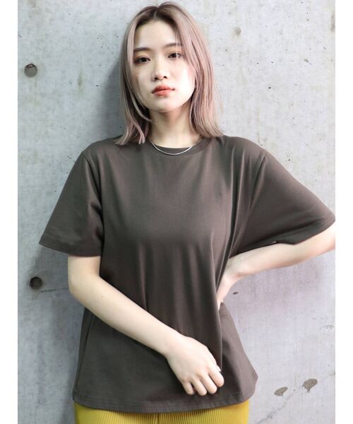 MURUA（ムルーア）の「ROSE Tシャツ（Tシャツ/カットソー・レディース・ホワイト/グレー・FREE）」の13枚目の写真