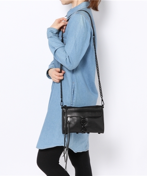 Another Edition（アナザーエディション）の「REBECCAMINKOFF Mini MAC/ REBECCA/M Mini MAC（ショルダーバッグ・レディース・ブラック/レッド・フリー）」の3枚目の写真