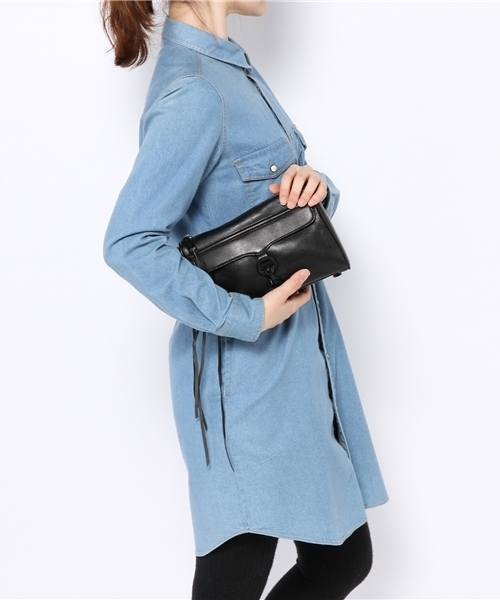 Another Edition（アナザーエディション）の「REBECCAMINKOFF Mini MAC/ REBECCA/M Mini MAC（ショルダーバッグ・レディース・ブラック/レッド・フリー）」の4枚目の写真