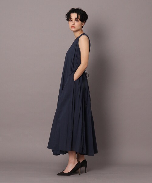 美品 DRESSTERIOR ドレステリア リネンフレアワンピース 36 黒 美品 DRESSTERIOR ドレステリア リネンフレアワンピース 36 黒
