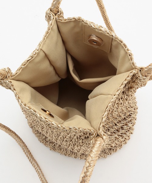 ROPE'（ロペ）の「ラメコードトートバッグ（トートバッグ・レディース・シルバー/ゴールド・FREE）」の10枚目の写真