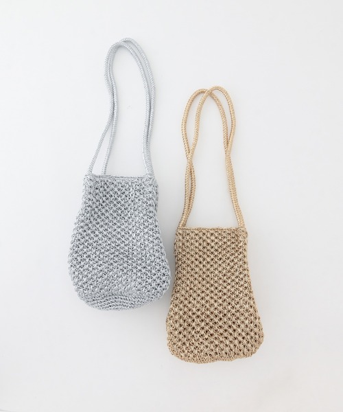 ROPE'（ロペ）の「ラメコードトートバッグ（トートバッグ・レディース・シルバー/ゴールド・FREE）」の9枚目の写真