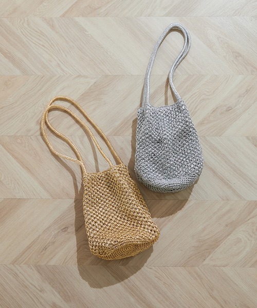 ROPE'（ロペ）の「ラメコードトートバッグ（トートバッグ・レディース・シルバー/ゴールド・FREE）」の15枚目の写真