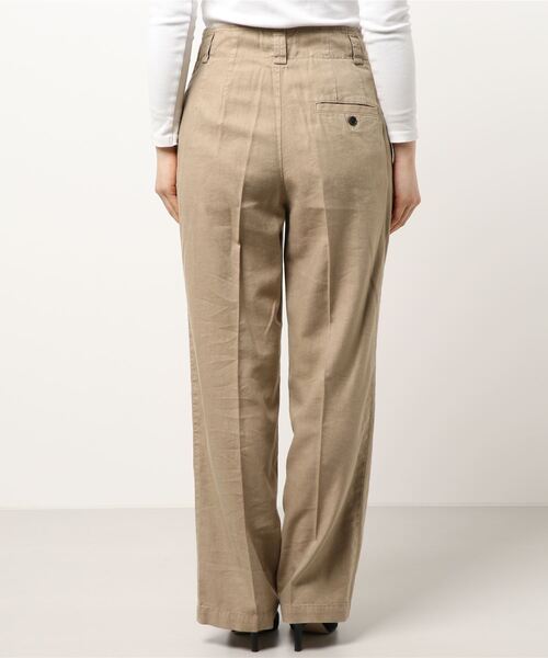 COOMB（クーム）の「リネン混ストレートパンツ（その他パンツ・レディース・ベージュ・40(L)）」の3枚目の写真