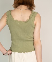 yuue' ( wear )（ユーイ）の「フリルニットタンクトップ（タンクトップ）」