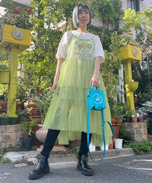 Candy Stripper（キャンディストリッパー）の「JOYOUS CANDY BIG BIG Tシャツ（Tシャツ/カットソー・レディース・オフホワイト/ピンク/イエロー/ブラック・2）」の10枚目の写真