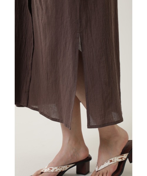 ROSE BUD(ローズバッド)の「カシュクールガウン(ノーカラーコート・レディース・ベージュ/ブラウン・FREE)」の15枚目の写真