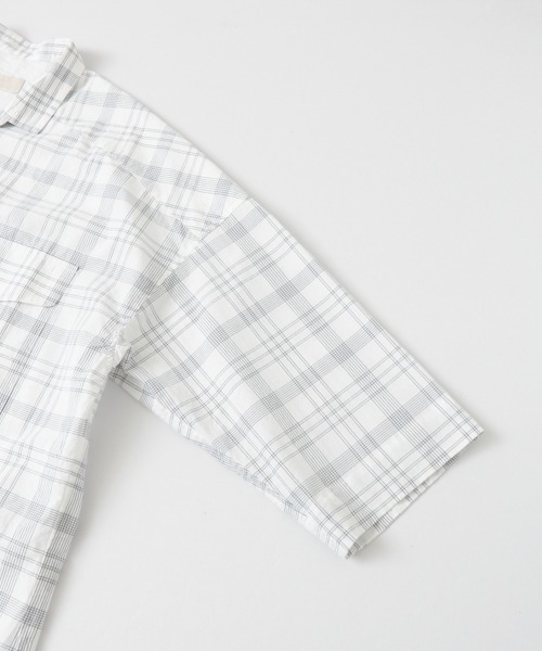 WORK NOT WORK URBAN RESEARCH（ワークノットワークアーバンリサーチ）の「スーピマコットンタイプライタービッグシャツ∴（シャツ/ブラウス・レディース・ストライプ/チェック・FREE）」の6枚目の写真