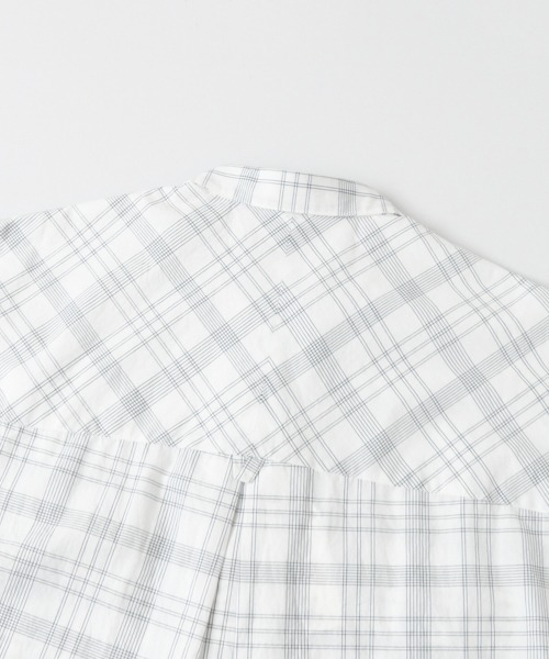 WORK NOT WORK URBAN RESEARCH（ワークノットワークアーバンリサーチ）の「スーピマコットンタイプライタービッグシャツ∴（シャツ/ブラウス・レディース・ストライプ/チェック・FREE）」の10枚目の写真