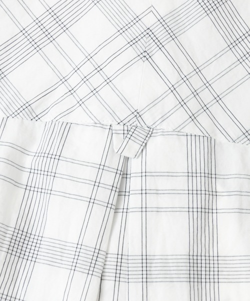 WORK NOT WORK URBAN RESEARCH（ワークノットワークアーバンリサーチ）の「スーピマコットンタイプライタービッグシャツ∴（シャツ/ブラウス・レディース・ストライプ/チェック・FREE）」の15枚目の写真