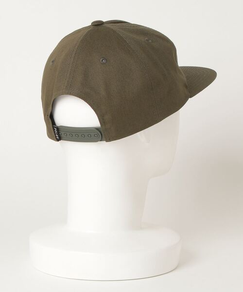 POLeR OUTDOOR STUFF（ポーラーアウトドアスタッフ）の「POLeR OUTDOOR STUFF/ポーラーアウトドアスタッフ　PSYCH DIVISION HAT キャップ（キャップ・メンズ・ブラック/オリーブ・FREE）」の3枚目の写真