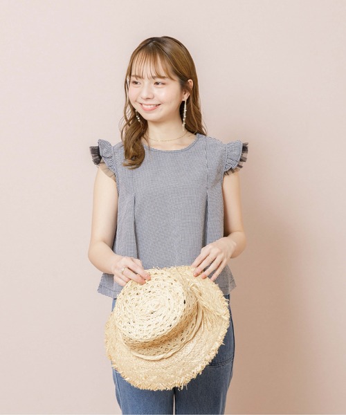 flower（フラワー）の「サマーフリンジハット（ハット・レディース・ベージュ・FREE）」の11枚目の写真