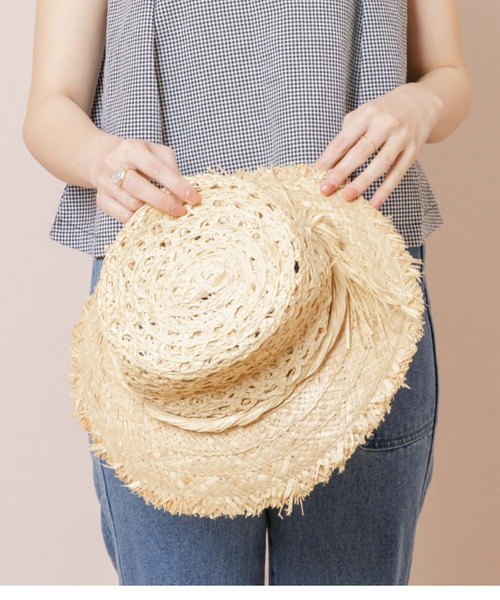 flower（フラワー）の「サマーフリンジハット（ハット・レディース・ベージュ・FREE）」の7枚目の写真