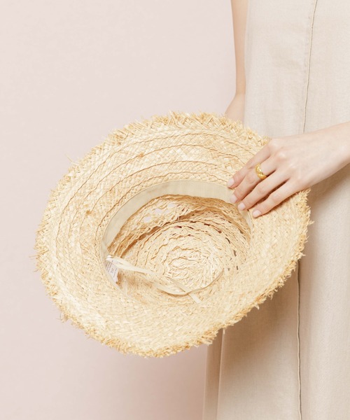 flower（フラワー）の「サマーフリンジハット（ハット・レディース・ベージュ・FREE）」の6枚目の写真