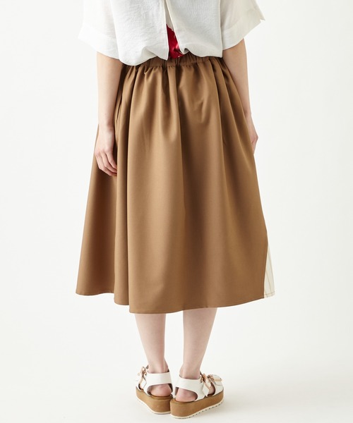 ふりふ(フリフ)の「【姉萌音】切替ギャザースカート(スカート・レディース・ブラウン/ブラック・FREE)」の14枚目の写真