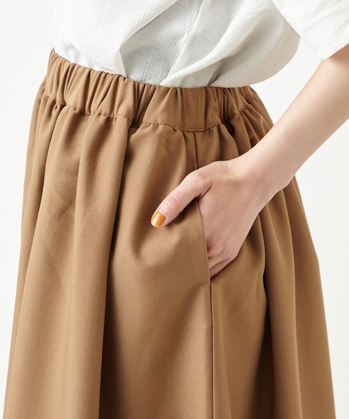 ふりふ(フリフ)の「【姉萌音】切替ギャザースカート(スカート・レディース・ブラウン/ブラック・FREE)」の16枚目の写真