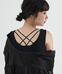 earth music&ecology | バッククロスタンクトップ ＊(タンクトップ)