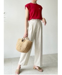 【MAISON BREEZE】ウエストゴム トラウザーパンツ 193-313-7492