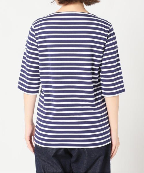SLOBE IENA（スローブイエナ）の「【ORCIVAL/オーシバル】BOAT NECK P.O HALF SLEEVE カットソー【手洗い可】 ◆（Tシャツ/カットソー・レディース・ブラック/グリーン/ネイビー・FREE）」の14枚目の写真