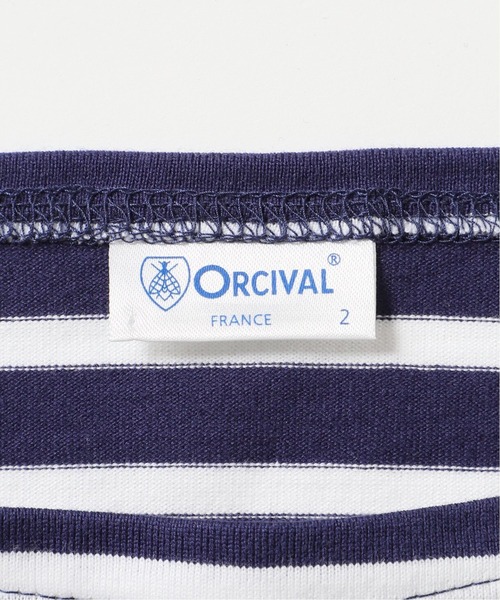 SLOBE IENA（スローブイエナ）の「【ORCIVAL/オーシバル】BOAT NECK P.O HALF SLEEVE カットソー【手洗い可】 ◆（Tシャツ/カットソー・レディース・ブラック/グリーン/ネイビー・FREE）」の15枚目の写真