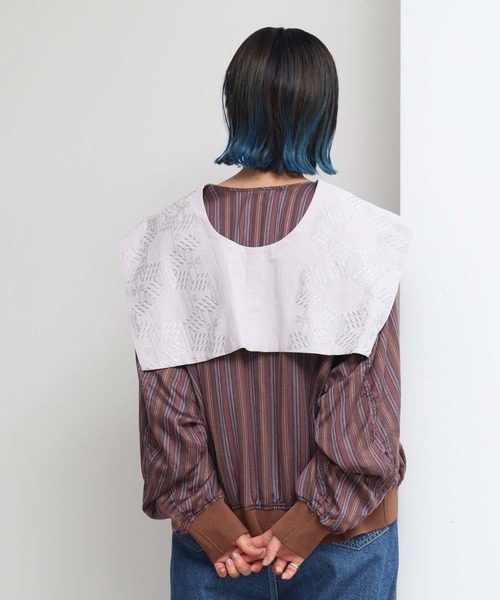 nitca（ニトカ）の「._*◇マルチストライプ ライトMA-1（ブルゾン・レディース・ブラウン/ベージュ・FREE）」の14枚目の写真