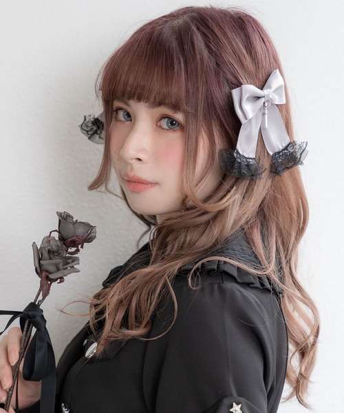 DearMyLove（ディアマイラブ）の「十字架レースフリルツインリボン