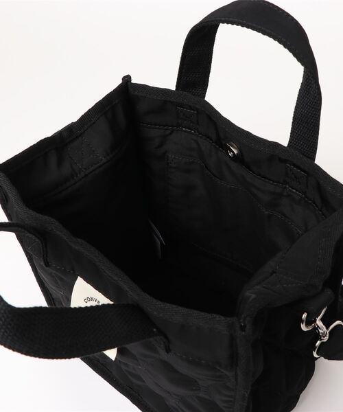 CONVERSE(コンバース)の「CONVERSE QUILTING PIPING SQUARE 2WAY TOTE BAG(トートバッグ・レディース・ベージュ/カーキ/ブラック・FREE)」の6枚目の写真
