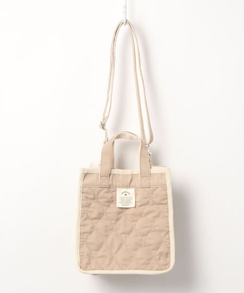 CONVERSE(コンバース)の「CONVERSE QUILTING PIPING SQUARE 2WAY TOTE BAG(トートバッグ・レディース・ベージュ/カーキ/ブラック・FREE)」の8枚目の写真