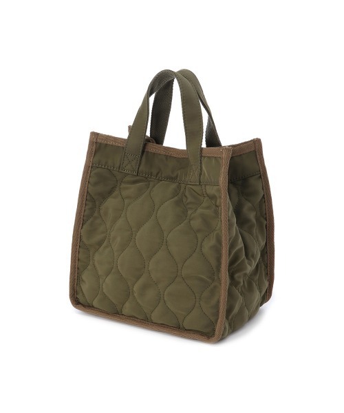 CONVERSE(コンバース)の「CONVERSE QUILTING PIPING SQUARE 2WAY TOTE BAG(トートバッグ・レディース・ベージュ/カーキ/ブラック・FREE)」の14枚目の写真