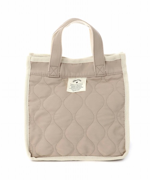 CONVERSE(コンバース)の「CONVERSE QUILTING PIPING SQUARE 2WAY TOTE BAG(トートバッグ・レディース・ベージュ/カーキ/ブラック・FREE)」の22枚目の写真