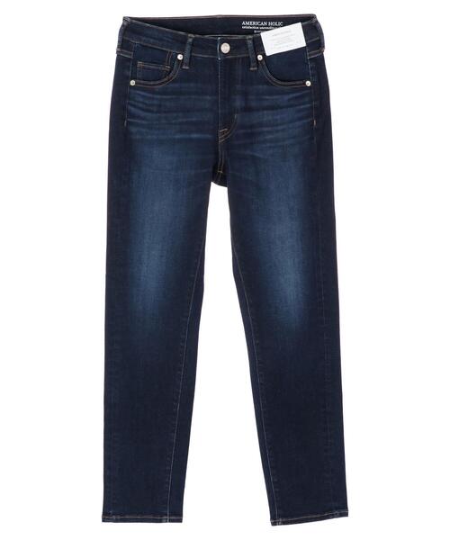AMERICAN HOLIC(アメリカンホリック)の「シガレットフィットデニム(デニムパンツ・レディース・グレー/インディゴブルー/ワンウォッシュ・S/M/L/XS)」の16枚目の写真