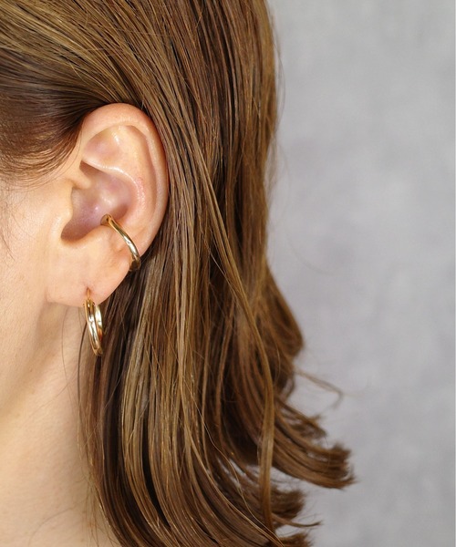 SIGNAL（シグナル）の「【SIGNAL/シグナル】ツイストイヤーカフ16mm（イヤーカフ・レディース・シルバー/ゴールド・FREE）」の6枚目の写真