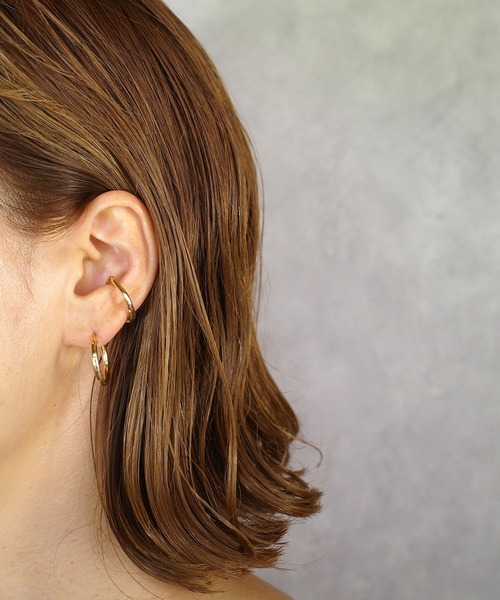 SIGNAL（シグナル）の「【SIGNAL/シグナル】ツイストイヤーカフ16mm（イヤーカフ・レディース・シルバー/ゴールド・FREE）」の7枚目の写真