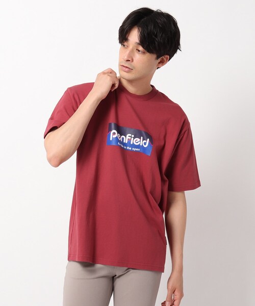 PENFIELD USA(ペンフィールドユーエスエー)の「◆【PENFIELD/ペンフィールド】フロントプリントTシャツ(Tシャツ/カットソー・メンズ・ボルドー/ダークグリーン/ライトベージュ/オフホワイト・02/04/03)」の4枚目の写真
