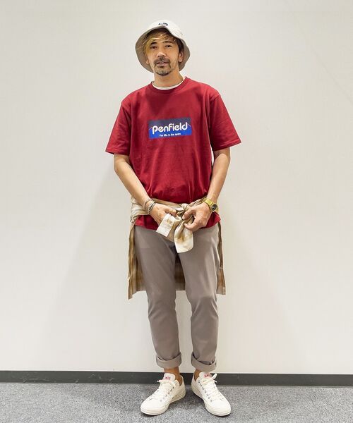 PENFIELD USA(ペンフィールドユーエスエー)の「◆【PENFIELD/ペンフィールド】フロントプリントTシャツ(Tシャツ/カットソー・メンズ・ボルドー/ダークグリーン/ライトベージュ/オフホワイト・02/04/03)」の7枚目の写真