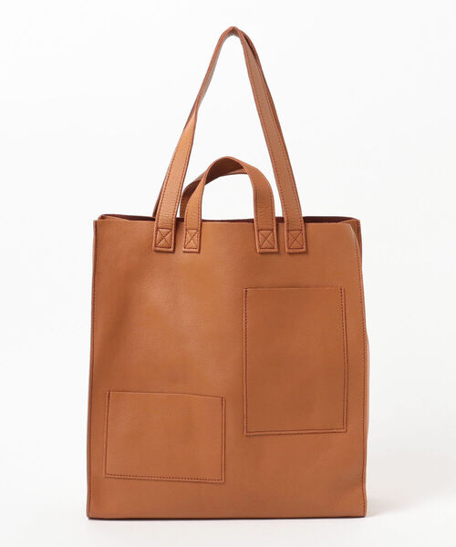 BEAMS BOY（ビームスボーイ）の「BEAMS BOY / レザー ツール トート（トートバッグ・レディース・ブラック/ブラウン・ONE SIZE）」の7枚目の写真