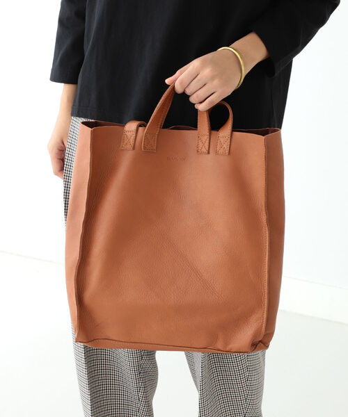 BEAMS BOY（ビームスボーイ）の「BEAMS BOY / レザー ツール トート（トートバッグ・レディース・ブラック/ブラウン・ONE SIZE）」の13枚目の写真