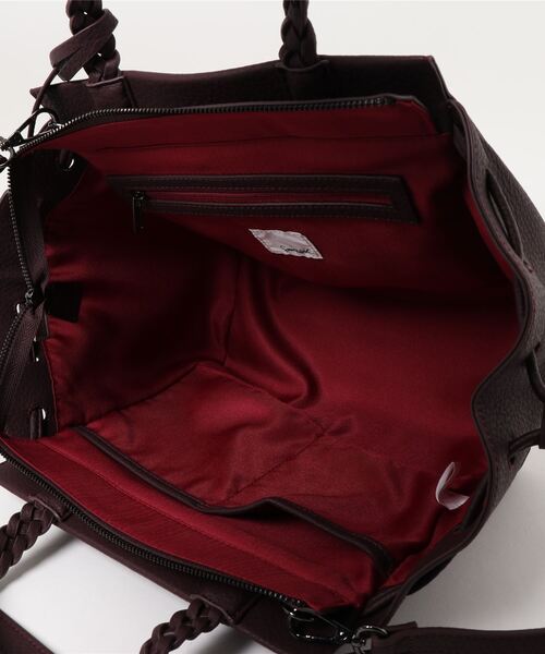 SMIR NASLI（サミールナスリ）の「ＢＵＢＢＬＥＳ　ドローストリング２ＷＡＹトートバッグ（トートバッグ・レディース・ブラック/オフホワイト/ライトグリーン/ボルドー/グレー系その他・9）」の10枚目の写真